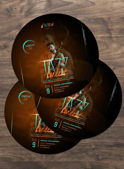 Flyer rond &agrave; la forme - PRINTPASCHER