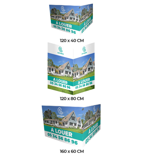 Impression Akilux double en V Impression Akilux double en V