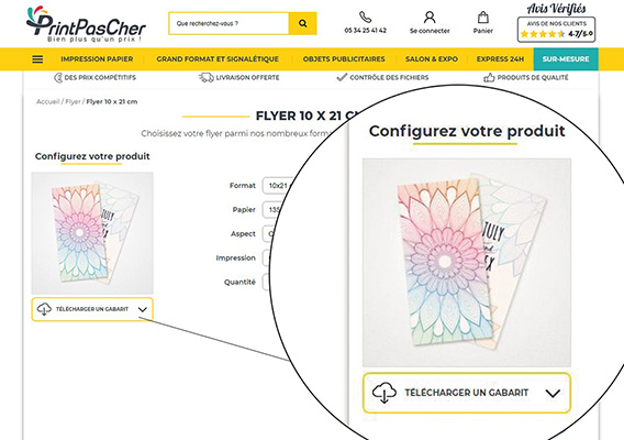 T&eacute;l&eacute;charger le gabarit