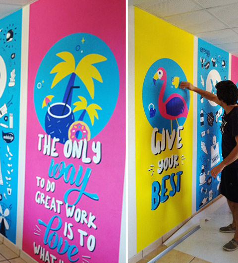 affiche personnalis&eacute;e