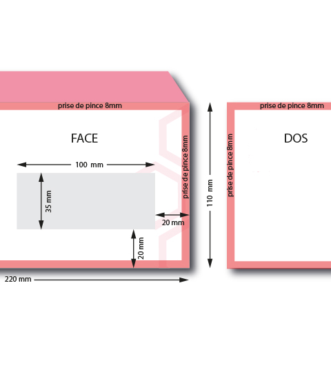 Enveloppe personnalis&eacute;e