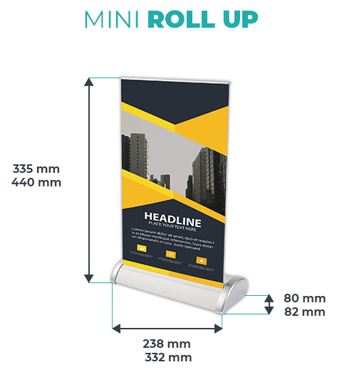 Mini roll up &agrave; prix mini