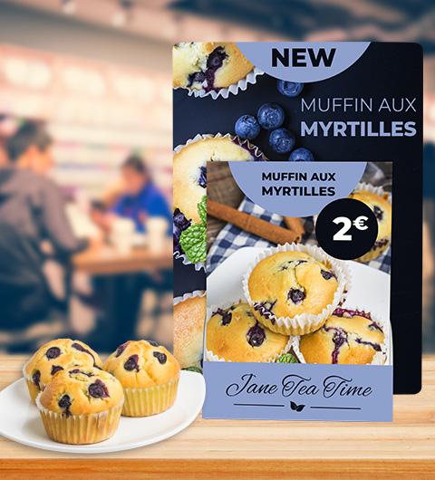 Pr&eacute;sentoir en carton personnalis&eacute;