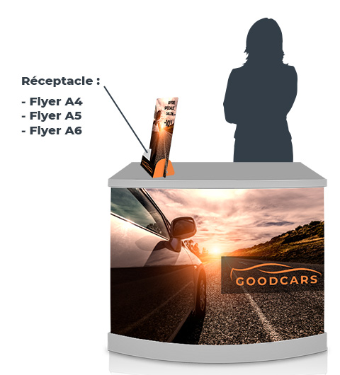 Impression pr&eacute;sentoir en carton