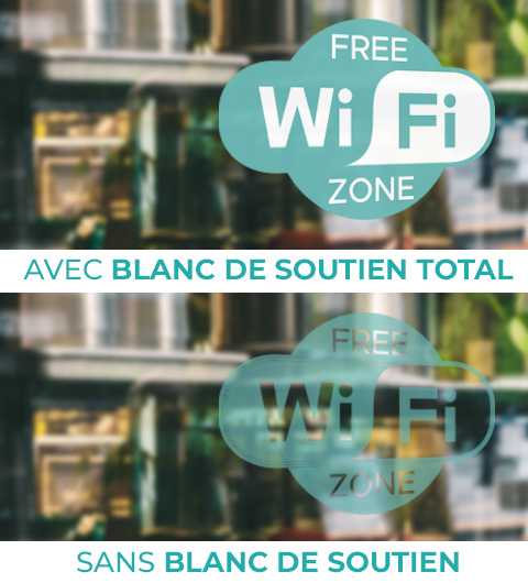 Impression vitrophanie